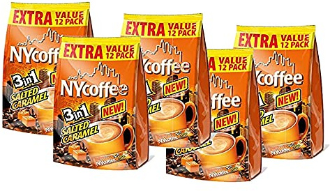 NY Coffee 3 in 1 Salted Caramel (60 Sachet in Total) 10 Sachet x 6pack