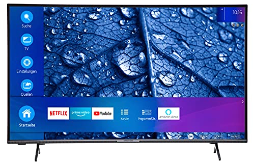MEDION P14312 (MD 31405) 108 cm (43 Zoll) Full HD Fernseher (Smart-TV, HDR, Netflix, Prime Video, WLAN, PVR, Bluetooth, HD Triple Tuner, CI+)