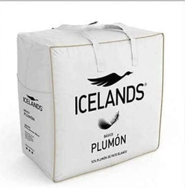 ICELANDS Relleno Nórdico Básico Plumón 275G/M2 92% Plumón (Cama de 150 cm(240x220))