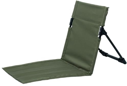 Chaise De Sol De Camping – Chaise sans Pieds, Chaise De Plage Pliante | Chaises De Plage Pliantes D'extérieur, Sièges De Stade avec Support Dorsal, Chaise De Sol D'extérieur pour La Pêche, Pique
