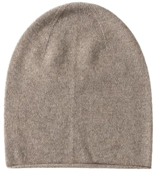 Bonnets souples en cachemire pour femmes et hommes - Bonnet d'hiver en laine tricotée sans couture, kaki, Taille unique