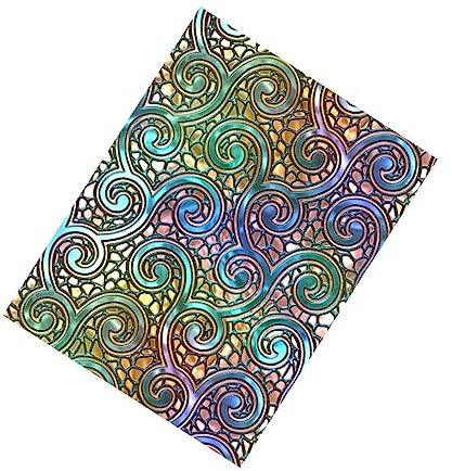 MUELODSIC Película Protectora Luz Para Ventanas No Adhesiva Estática Película De Privacidad Para Ventana Calcomanía Para