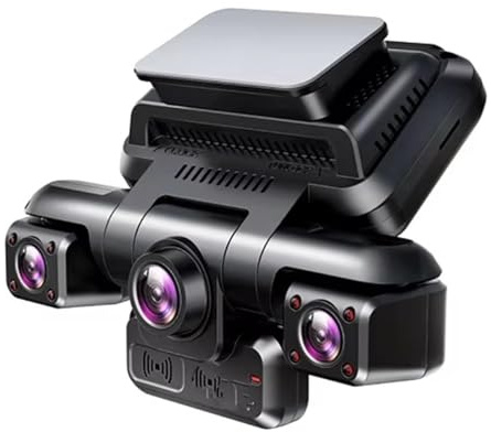 Bil Backkamera 4-kanalig GPS dashkamera I7pro Framåt 4K/2K+3 * 1080P För Bil 360 Graders DVR kamera 24 Timmars Parkeringsläge WiFi videoinspelare IR nattseende(No card)