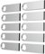 Pendrive 8GB 10 Piezas,ABLAZE Mini Metal Memoria USB 2.0 Impermeables 8 GB Pen Drive 10 Pack para computadora portátil, computadora, televisión, automóvil…
