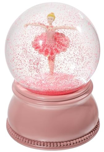 Ballerina Snow Globes for Girls, Christmas Snow Globes for Kids, Musical Snowglobe for Women Adults, Ballet Music Box Recital Gifts for Daughter Granddaughter