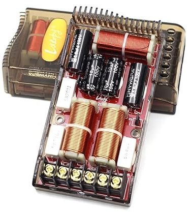 Hi-Fi-förstärkare，Audioförstärkare 2ST 2-vägs 180W bilhögtalare diskant 2800Hz bas frekvensdelarkretsar MKT Automotive Hifi Stereo Audio Crossover Filter