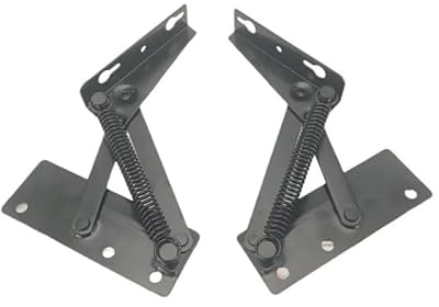 Foldable Lifting Bracket 4pcs Sofa up-Turn one-Piece Pallet Hinge, Storage Box Spring