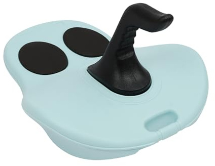 LENDISIY Slitta da neve portatile con manubrio e corda, fino a 100 kg, 58 x 42 x 36 cm