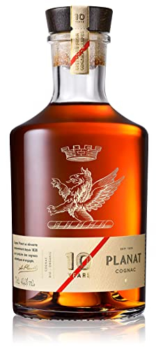 COGNAC PLANAT 10 ANS - Cognac 10 ans Bio 40° - Bouteille de Cognac 70cl