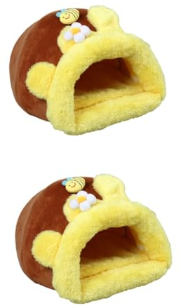 BESPORTBLE 2St Eichhörnchenhaus Winter Hamster pad für Haustiere Haustiermatte Hamsterkissen kleines Tier waschbare Floor Bed Hamsterhaus Meerschweinchenhaus Mehrzweck Haustiernest