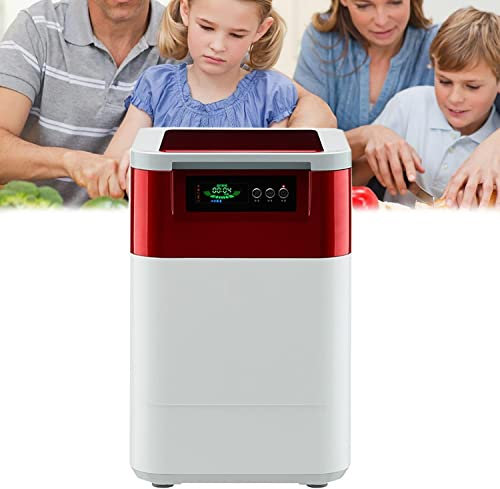 Compostador inteligente de residuos de cocina, compostador eléctrico de cocina, contenedor de compostaje for el hogar y la cocina de 3 litros, ciclador automático de residuos de alimentos for encimera