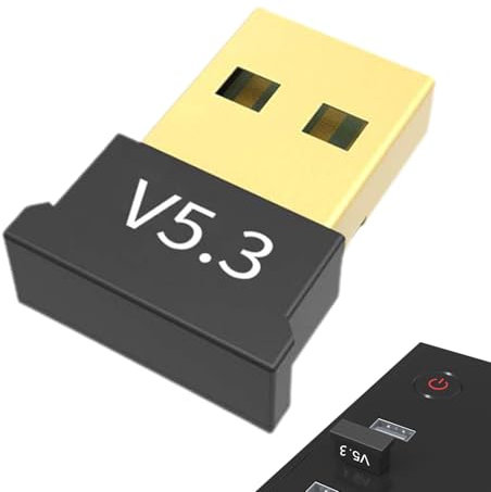 bluetooths Dongle - Adaptador inalámbrico, Receptor de transmisor USB inalámbrico - 5.3 Versión inalámbrica Adaptador bluetooths para PC, mouses, Teclado y Altavoz - Distancia de transmisión 0~20 m