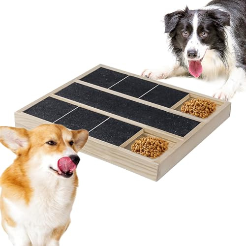 35x25x2,8 Cm Nail Scratch Board pour Chiens Tampon De Toilettage À Griffe De Chiot en Bois Planche À Gratter pour Chiens Gratteur Multifonctionnel pour Animaux De Compagnie Intérieurs