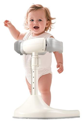 Fyrdyn Soporte Para Bañera De Bebé,Soporte De Pie Para Ducha Con Altura Ajustable - Asiento De Lavado Plegable Antideslizante Para Niños