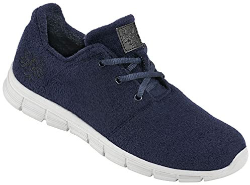 Tiroler Loden Merino-Sneakers, Bequeme Turnschuhe für Frauen & Männer, geruchsneutral, warme Schuhe mit schrittdämpfender Sohle, Gr. 37-46