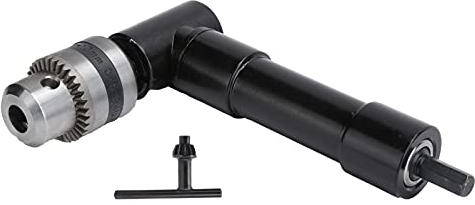 Adaptador de taladro de ángulo recto, adaptador de accesorio de taladro de ángulo recto de 90 grados, herramienta de perforación de extensión, piezas de taladro eléctrico