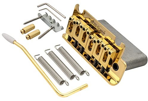 Wilkinson WOV06 54mm 2-Point Guitar ST Tremolo Bridge Tremolo System for MIJ/MIK Strat Electric Guitar Replacement, Gold