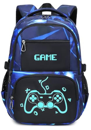 Lmwzh jungen for schulrucksack teenager schulranzen jungen for schultasche Reflektierender rucksack Wasserdicht game school bag