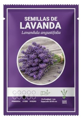 DECOALIVE Espliego Natural – Semillas de Lavanda para Cultivo Fácil en Casa
