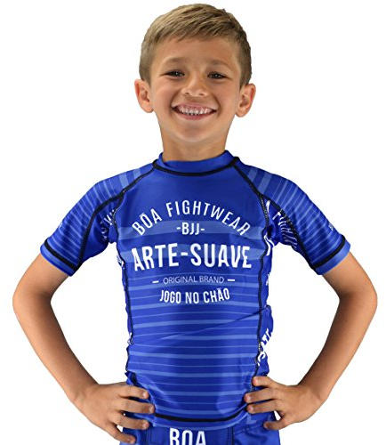 Bõa Fightshort Kind Jogo No Chão Blau - 8/9Y, blau