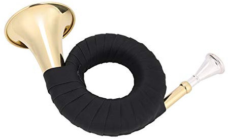 Mini-Jagdhorn, hochwertiges Messing, professionelles Bb-Jagdhorn, leicht für Musik-Liebhaber