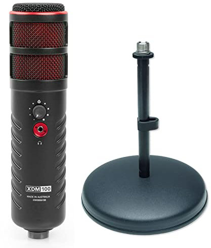 Rode X XDM-100 - Micrófono de altavoz USB y trípode de mesa keepdrum MS032
