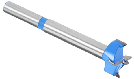 Kozelo Forstner Foret Forage - [20mm] Tungstène Carbure Tarière Ouvre pour Bois Meubles Charnière Travail Bois Emploi, Ronde Tige, Bleu foncé