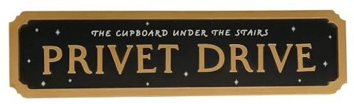 Harry Potter Alumni Black Metal Street Sign - Privet Drive