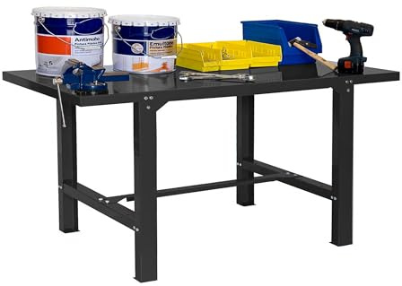 SimonRack Arbetsbord Verkstad, Arbetsbänk, Lastkapacitet 600 kg, Åtgärder 830x1800x730 mm, Antracit