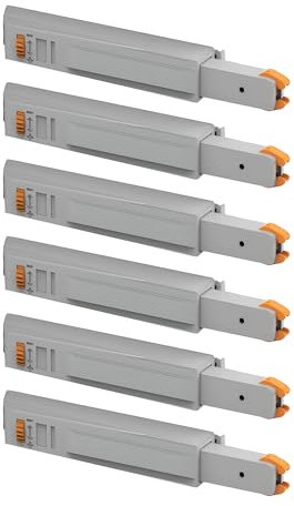 GEFONG Push to Open Pestillos de Resorte con Cierre Mecánico de Hebilla Pargo Primavera Cierre a Presión Automático Capturas para Bisagra Puerta Muebles Armario de Cocina 6 Unidades