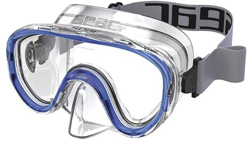 SEAC Viva, Einglas- Silikon- Schnorchel-Tauchmaske für Kinder