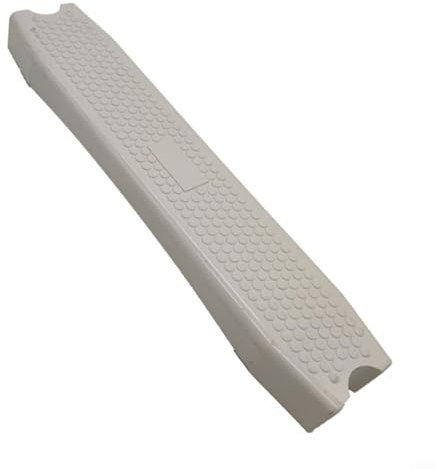 Lawnoval Échelle de piscine 49 cm, pédale de rechange antidérapante en plastique pour piscine hors sol creusée Blanc