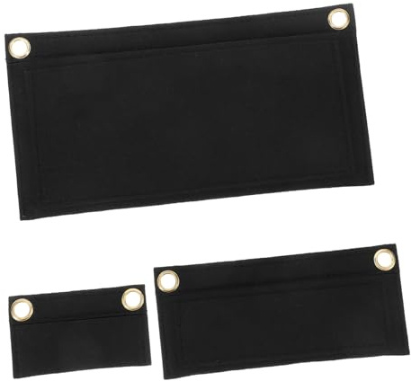 POPETPOP 3 pezzi Inserti Organizer per Borsetta con Foratura Fodera Interna per Pochette e Borsa Tracolla Kit Modifica senza Danni per Borse Clutch e Crossbody Multiuso e Compatibile