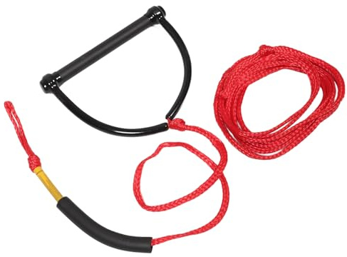 Mikinona Cuerda para Esquí Acuático Resistente con Asa Portátil Cuerda Multifuncional para Deportes Acuáticos y Wakeboard Diseño Anti-torsión para Uso Seguro y Duradero