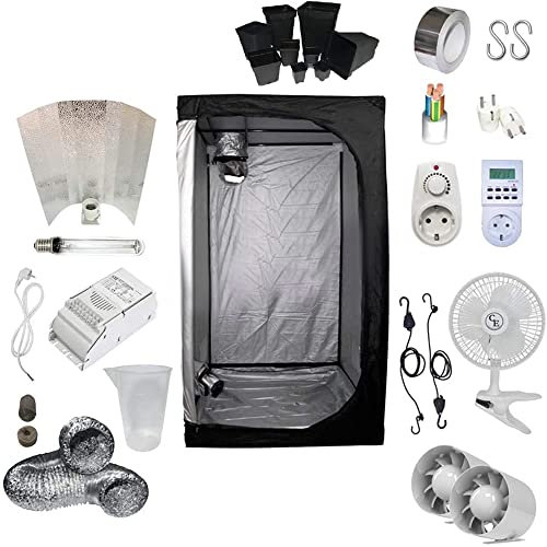 Kit de cultivo interior 400W SHP Stuko - Armario 100x100x200 - Balastro ETI 1