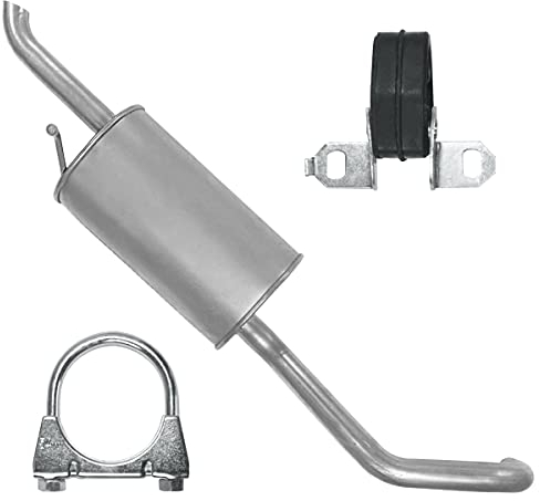 Auspuff Endtopf+ Montagesatz für 1.2i Ibiza 3 III 6L Fabia 1 I 6Y Polo 4 IV 9N