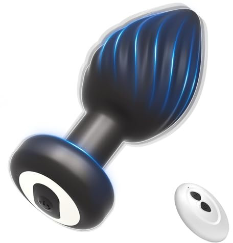 SXOVO Analvibratoren für Mann Analplug# für Frauen, Analvibrator mit 10 Vibrationmodi, Silikon Analplug für Prostata Stimulation, Sexspielzeug für Männer Frauen Anfänger