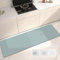 Hixingo Kitchen Rug Mat, Absorbent Runner Rugs Hallway Diatom Mud Bath Floor Door Mat Long Carpet Quick-Drying for Sink Laundry Room Bathroom (50x160m,Duck Egg Blue)