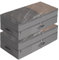 WELTRXE Under Bed Storage, 2 Pack 70L Double Layer Large Underbed Storage Box with Lid, Extensible Clothes Bag, Foldable Wardrobe Storage Organiser for Bedding, Clothing, Shoes, Toys, Grey
