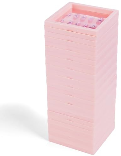 Tryck på spikar förpackningslåda, 14 st 3D flytande ram spikar förvaringsbox fodral, tryck på nagellådor nagelkonst displaystativ hållare för salong nagel affärer. 4,3 tum x 4,3 tum