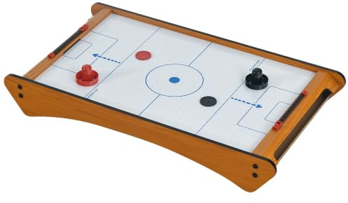 HOMCOM 2.5FT Table Top Air Hockey Game Table en Bois Portable Party Gaming Toy for Kids Children Adult