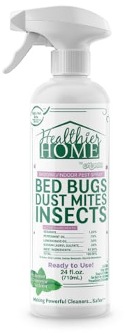 CHOMP! Insect and Pest Control Spray, 24 Ounces, Indoor and Outdoor Use, Plant-Based Formula Ants, Bed Bugs, Dust Mites Spiders, Made with Peppermint, Lemongrass, Geraniol