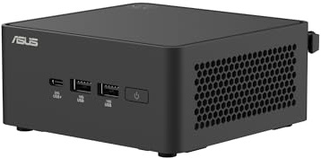 ASUS NUC 15 Pro, Mini PC Intel Core 7 240H, RAM da 96 GB DDR5-6400, SSD M.2, Scheda Grafica Intel Arc, Wi-Fi 7, Bluetooth 5.4, Compatibile con Windows 11 Pro e Windows 11 Home, Versione Tall, Nero