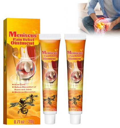 Crème au venin d'abeille contre la douleur 35g*2PCS, Crème articulaire au venin d'abeille, Crème au venin d'abeille pour le cou, la taille, le dos, les mains, les pieds - Soulage les douleurs