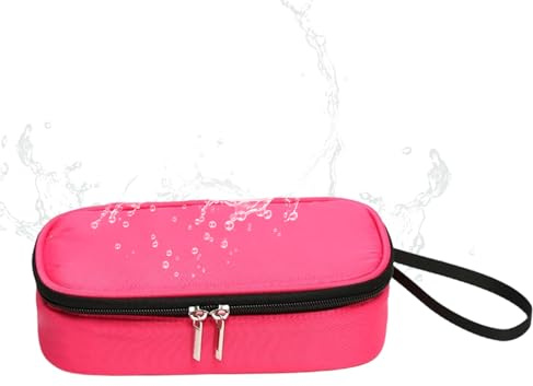 Insulated Cooler Bag – 8.27 Inch Storage | Nylon Cloth Case – Waterproof Portable Insulation Design Food Beverage Preservation Travel Picnic Beach Business Daily Use