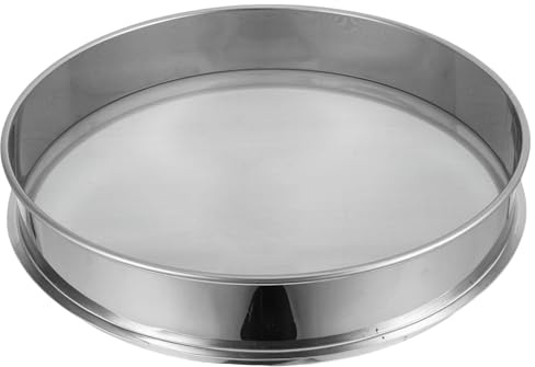 EnixwH 30 CM 150 Mesh Setaccio Farina Passino Acciaio Inox Setaccio da Cucina Strainer Riutilizzabile per Zucchero Scolare Colino Riso Cereali Frutta Verdura Pasta Farina Spezie Verdure