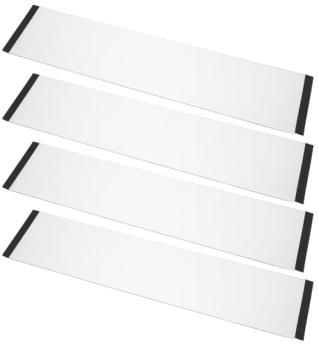 Outanaya Paraspillini per Gabbia Uccelli 4 Unitá in PVC Design Robusto per Controllo Sporco, Adatti a Parrocchetti e Pappagalli in Gabbie per Uccelli