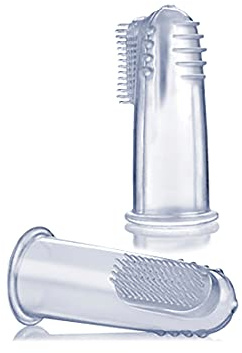 Artero 2 Cepillos de Dientes de Dedo para Perros y Gatos de Silicona. M y L