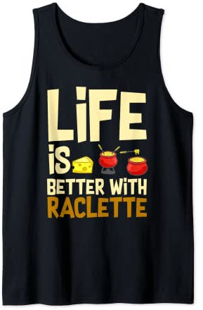 Raclette Cheese Grill Machine Dinner Fondue Recipes Tank Top