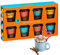 Coffee Collection Mini Travel Takeout Cups Gift Sets | 8 Flavoured Mini Instant Coffee Set (Caramel, Cappuccino, Vanilla, Latte, Hazelnut, Praline, Mocha, Amaretto) | Coffee Gift Set